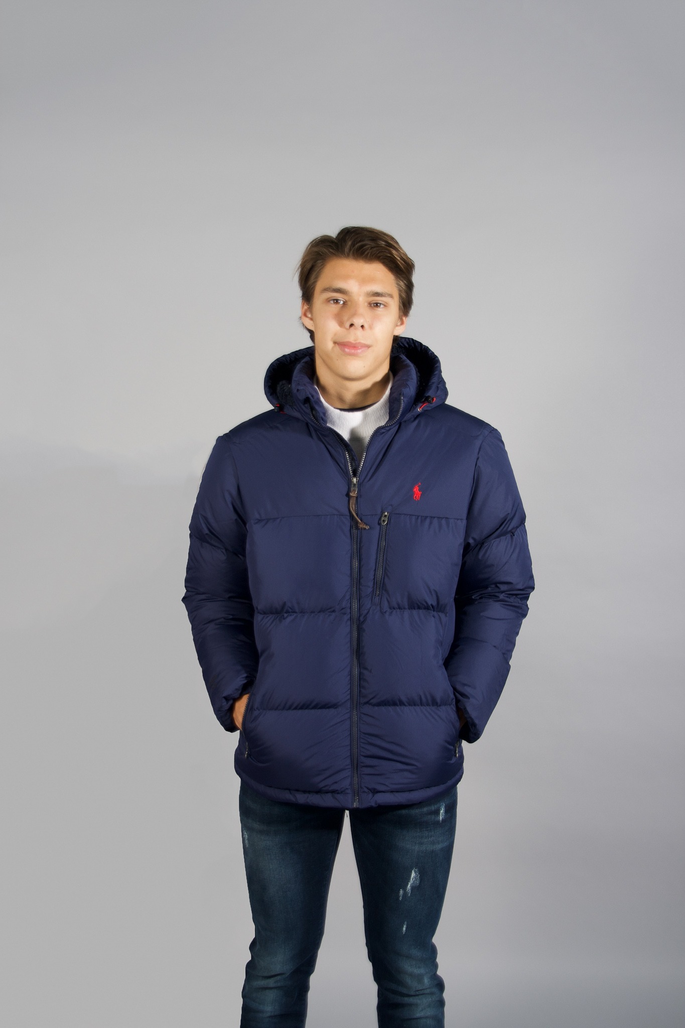 20% Afgeprijsd - Polo Ralph Lauren Jas - donkerblauwe ...