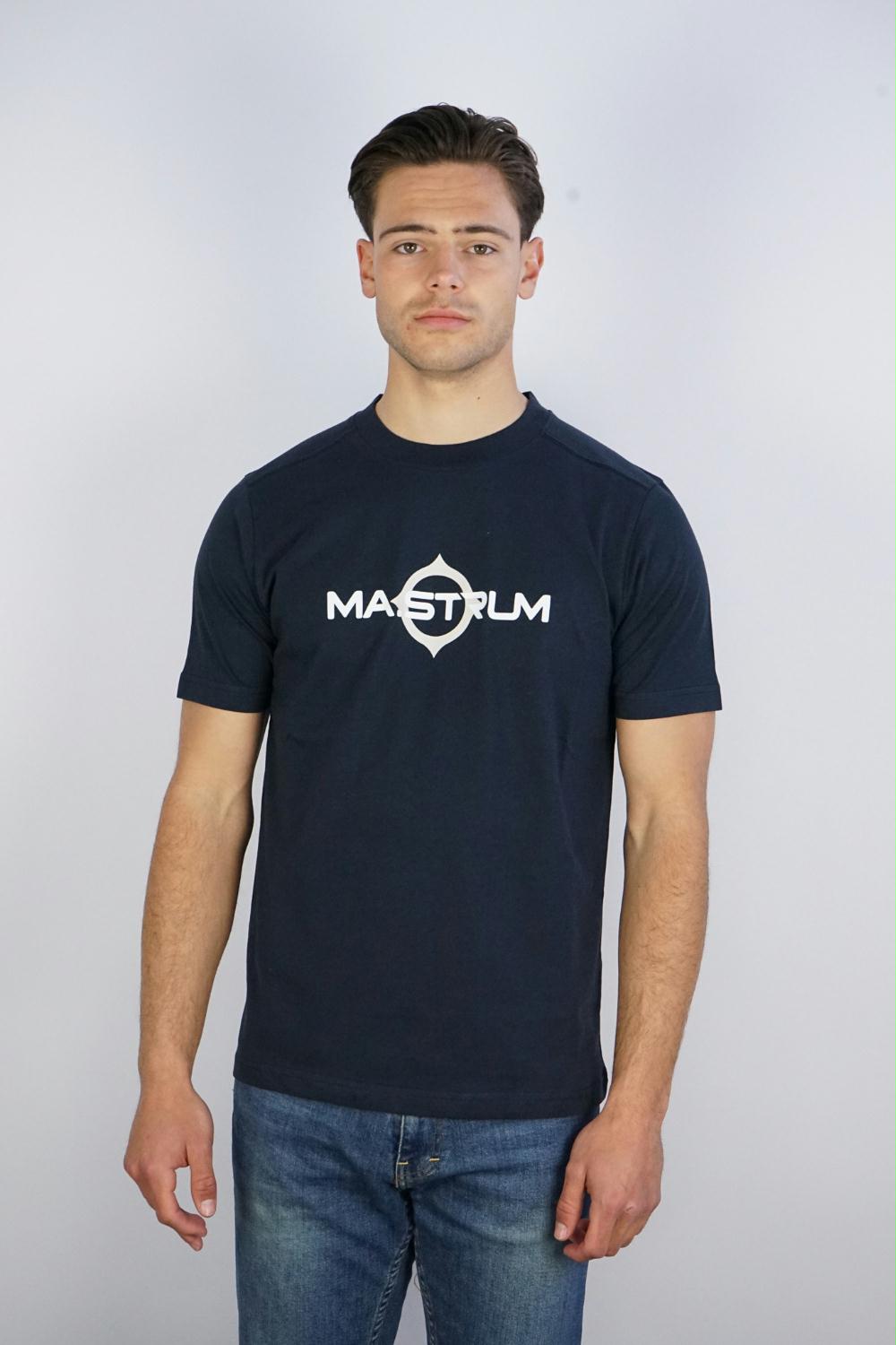 Ma.Strum - Donkerblauw t-shirt - Zoetelief Mode